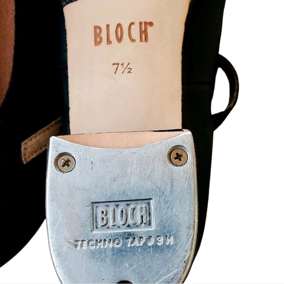 Bloch Black Leather Mary Jane Dance Shoes Girls #2T  Size 7 1/2 US. - Picture 11 of 14